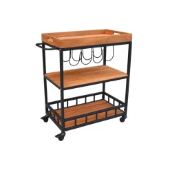 Trolleys-Merkloos Sens-Line - Butler Trolley - 67x40x84cm - Acaciahout