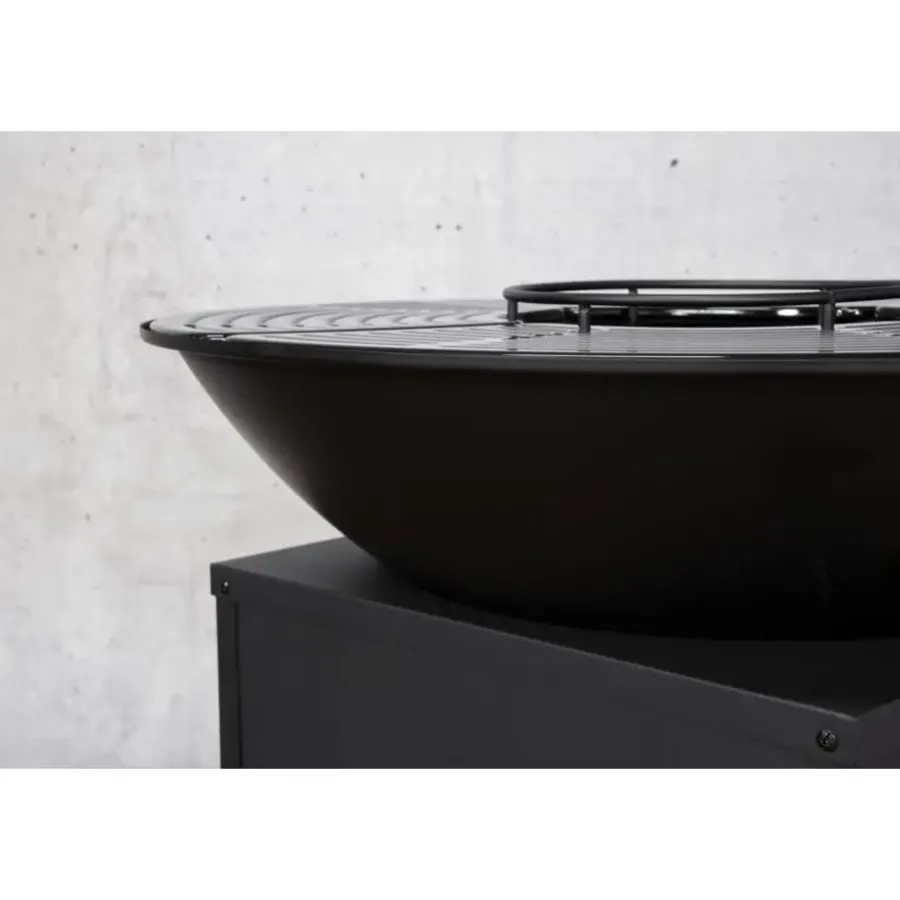 Sens-Line - Evi bbq firepit - 80x80x92cm - Zwart