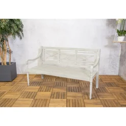 Tuinbanken-Sens-Line - Louis 3-zits-bank - 150cm - Hout Grijs