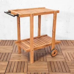 Trolleys-Sens-Line - Toby Tuin Trolley - 76x50x77 - Acaciahout