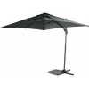 Parasols-Sens-Line Honolulu zweefparasol vierkant - 250x250 cm - Antraciet