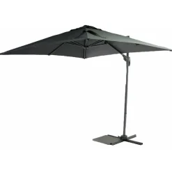 Parasols-Sens-Line Honolulu zweefparasol vierkant - 250x250 cm - Antraciet