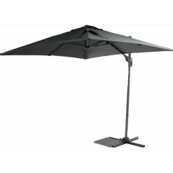 Parasols-Sens-Line Honolulu zweefparasol vierkant - 250x250 cm - Antraciet