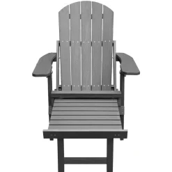 Tuinstoelen-Sens-Line Montreal relax tuinstoel - HIPS kunststof - Grijs