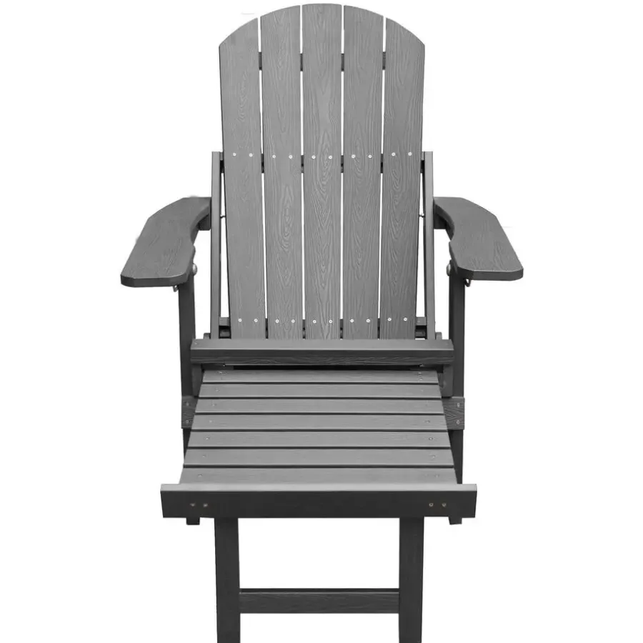Tuinstoelen-Sens-Line Montreal relax tuinstoel - HIPS kunststof - Grijs