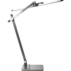 Leen Bakker SERPENS - Bureaulamp LED - Grijs - Synthetisch materiaal