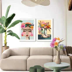 Reinders Set poster met lijst - Blossom Boots