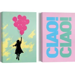 Schilderijen-Reinders Set poster met lijst - Ciao Ciao