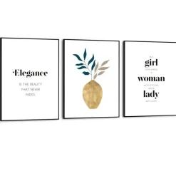Reinders Set poster met lijst - Elegant