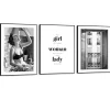 Posters-Reinders Set poster met lijst - Fashion Woman