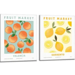 Reinders Set poster met lijst - Fruit Valencia - Sorrento