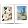 Reinders Set poster met lijst - Monet tuin bundel