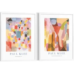 Schilderijen-Reinders Set poster met lijst - Paul Klee