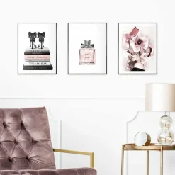 Reinders Set poster met lijst - Pink Beauty
