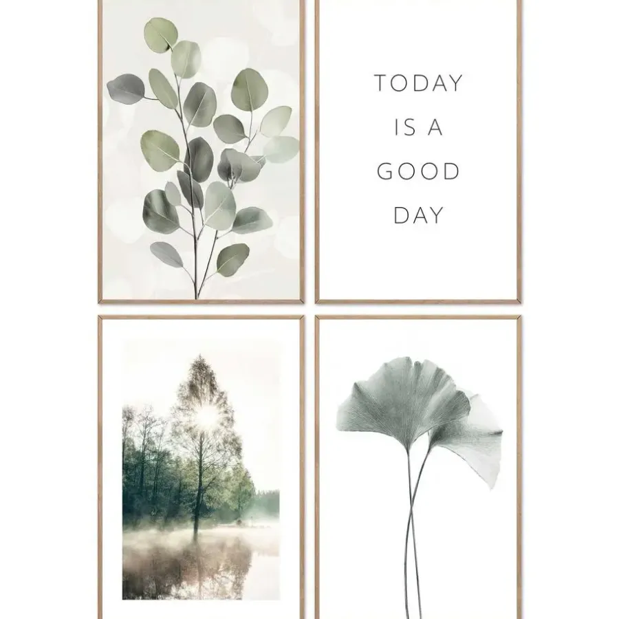 Reinders Set poster met lijst - Stil geluk