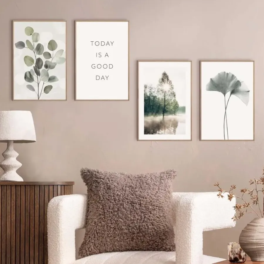Reinders Set poster met lijst - Stil geluk
