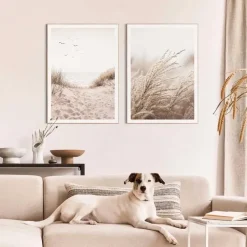 Reinders Set poster met lijst - Strand
