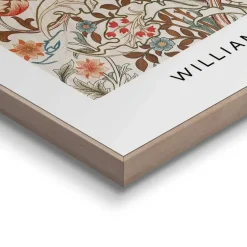 Posters-Reinders Set poster met lijst - William Morris - Bloemen