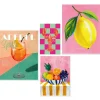 Posters-Reinders Set poster met lijst - Zomerse set