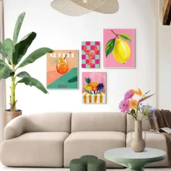 Posters-Reinders Set poster met lijst - Zomerse set
