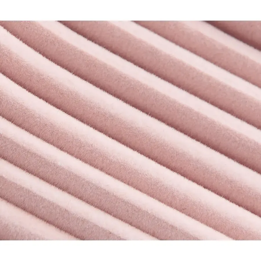 Merkloos Set van 50 fluwelen Kledinghangers met Anti-Slip, Roze Hangers met Gouden Haak