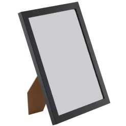 Fotolijsten-Merkloos Set van 2 Fotokaders - A4 formaat - Foto Lijsten in MDF Hout - Zwart