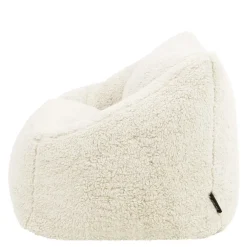 icon Set van 2 Kindersitzakken Teddybeer - Fleece Zitzak - Crème