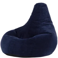 Zitzakken-icon Set van 2 Kinderzitzakken Dalton - Corduroy Zitzak - Marineblauw