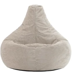 Zitzakken-icon Set van 2 Zitzak Dalton - Corduroy Zitzak Volwassenen - Beige