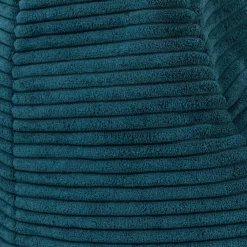 icon Set van 2 Zitzak Dalton - Corduroy Zitzak Volwassenen - Blauwgroen