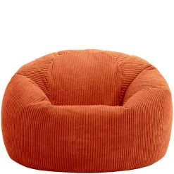 Zitzakken-icon Set van 2 Zitzak Kingston - Corduroy Zitzak Volwassenen - Oranje