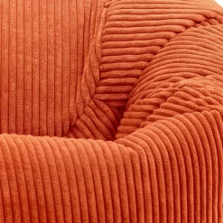 Zitzakken-icon Set van 2 Zitzak Kingston - Corduroy Zitzak Volwassenen - Oranje