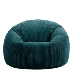 Zitzakken-icon Set van 2 Zitzak Kingston - Corduroy Zitzak Volwassenen - Blauwgroen