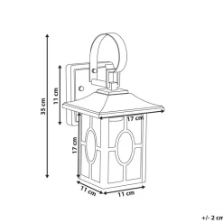 Beliani SHAGGIE - Wandlamp - Koper - Ijzer