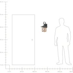 Beliani SHAGGIE - Wandlamp - Koper - Ijzer