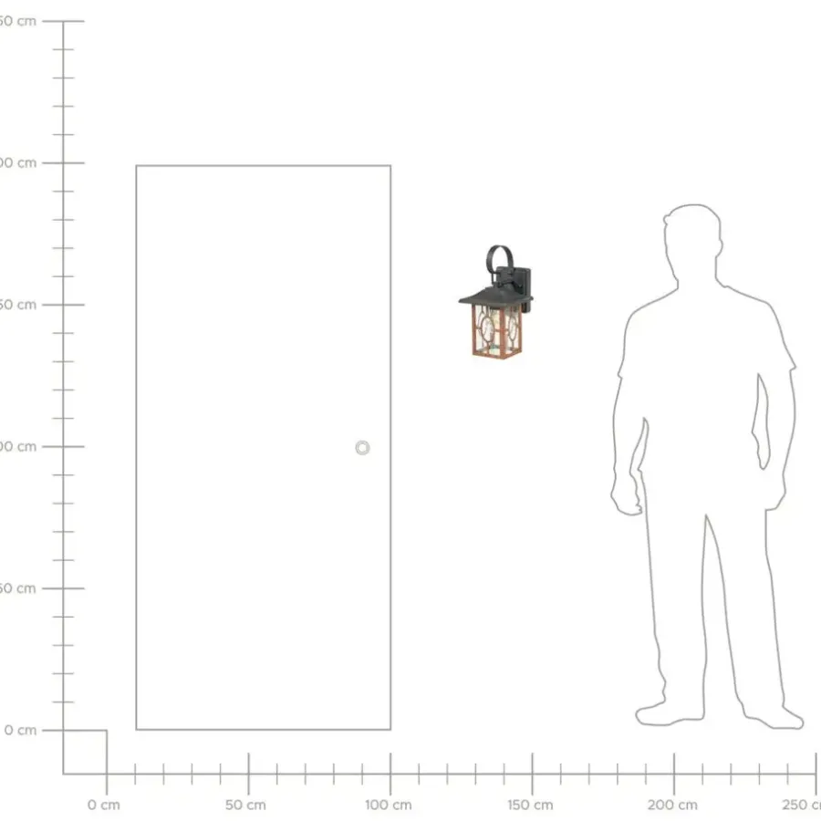 Beliani SHAGGIE - Wandlamp - Koper - Ijzer
