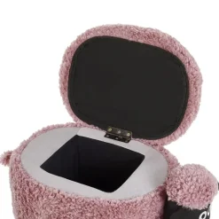 Hockers En Voetenbanken-Beliani SHEEP - Hocker - Roze - Polyester