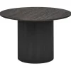 Ronde Eettafels-Beliani SHEHO - Eettafel - Zwart - 120 cm - MDF