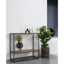 House Nordic Sidetable Bruin - Melamine - 80cm - Tafel Vita