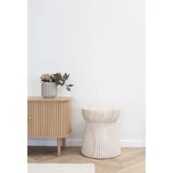 House Nordic Sidetable Fiberclay Naturel - 37x37x43cm - Bonn