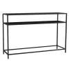 Leen Bakker Sidetable Jaxx - zwart - 79x120x35 cm