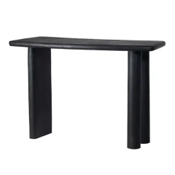 Giga Meubel Sidetable Mangohout Zwart - 113x44x76cm - Rumi