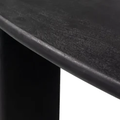 Giga Meubel Sidetable Mangohout Zwart - 113x44x76cm - Rumi