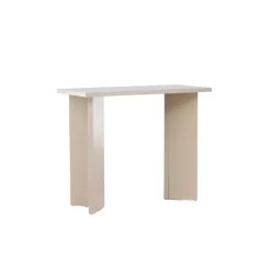 Fjôrd Sidetable Rechthoek - Beige MDF - 90x42x75cm - Kristiansund
