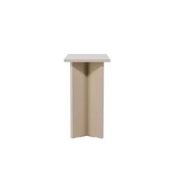 Fjôrd Sidetable Rechthoek - Beige MDF - 90x42x75cm - Kristiansund