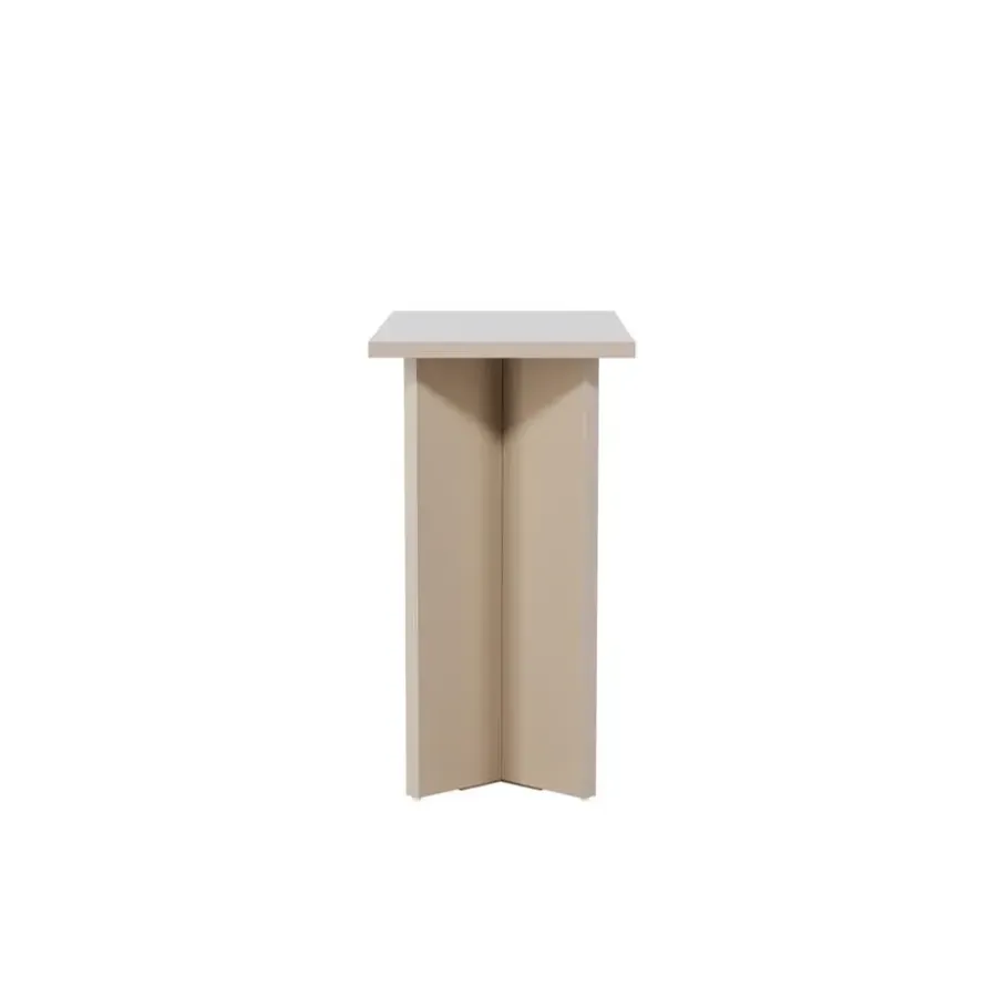 Fjôrd Sidetable Rechthoek - Beige MDF - 90x42x75cm - Kristiansund
