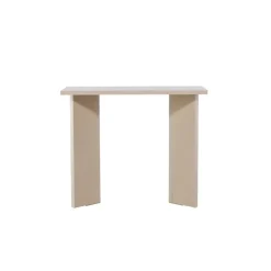 Fjôrd Sidetable Rechthoek - Beige MDF - 90x42x75cm - Kristiansund