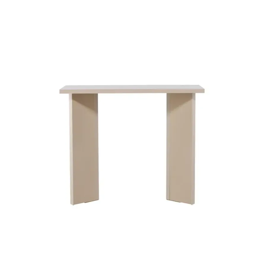 Fjôrd Sidetable Rechthoek - Beige MDF - 90x42x75cm - Kristiansund