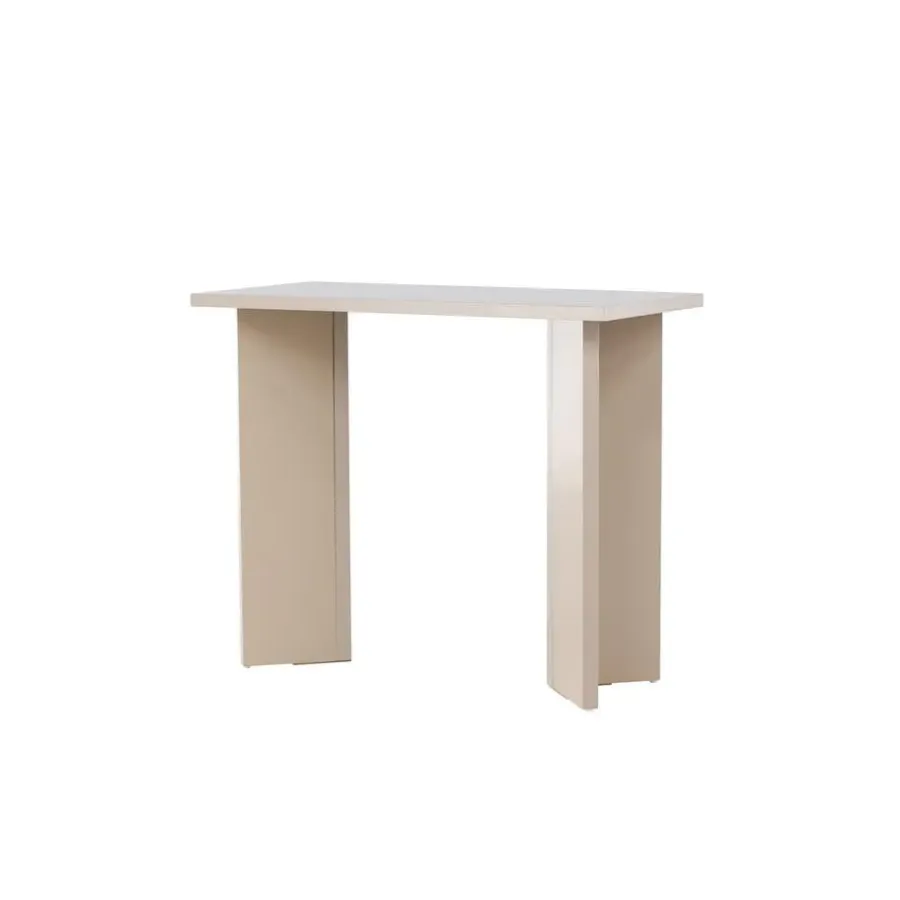 Fjôrd Sidetable Rechthoek - Beige MDF - 90x42x75cm - Kristiansund
