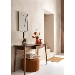 Bureaus-Leen Bakker Sidetable Siena - walnoot -79x130x45 cm